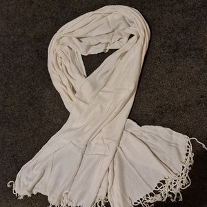 White scarf